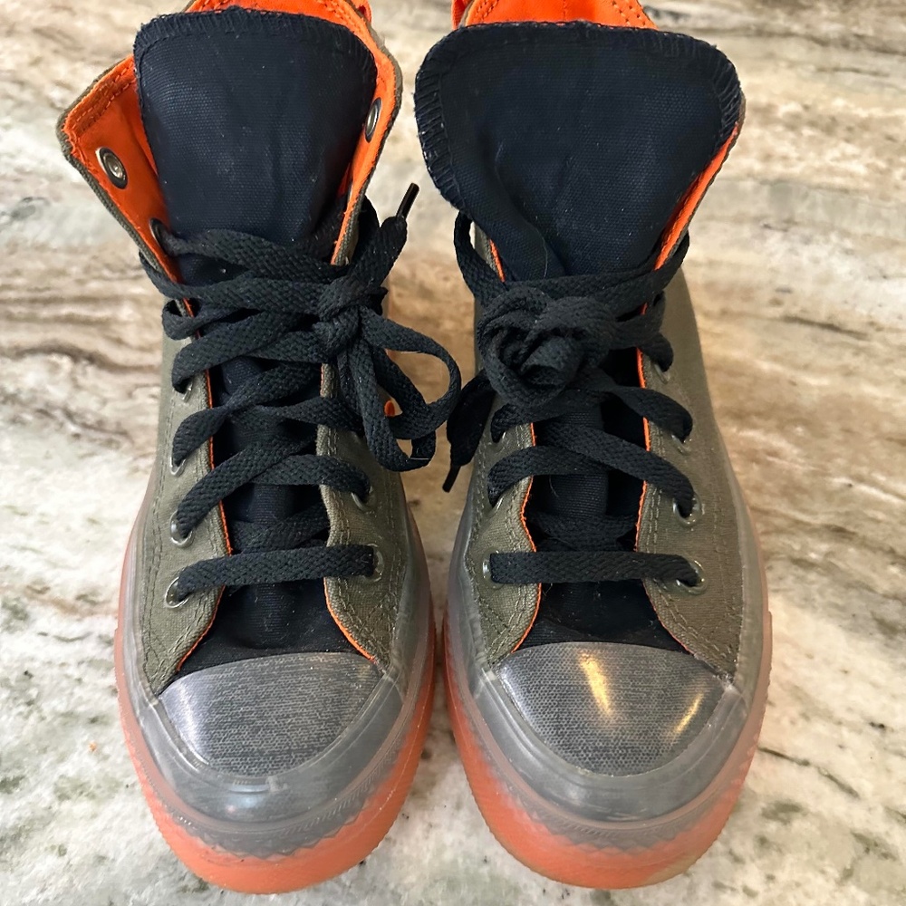 Converse Chuck Taylor All Star CX Hi Olive Cargo Khaki Orange Women Size 5.5
